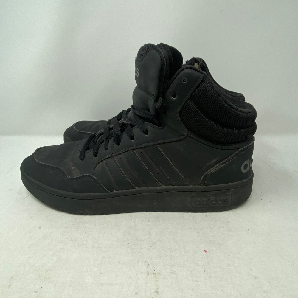 adidas Hoops 3.0 Mid Basketball Shoes US 10.5 Black GV6683 Mens Sneaker